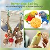 Pack of 10 Rattan Balls Bird Toy Ball Wicker, Willow