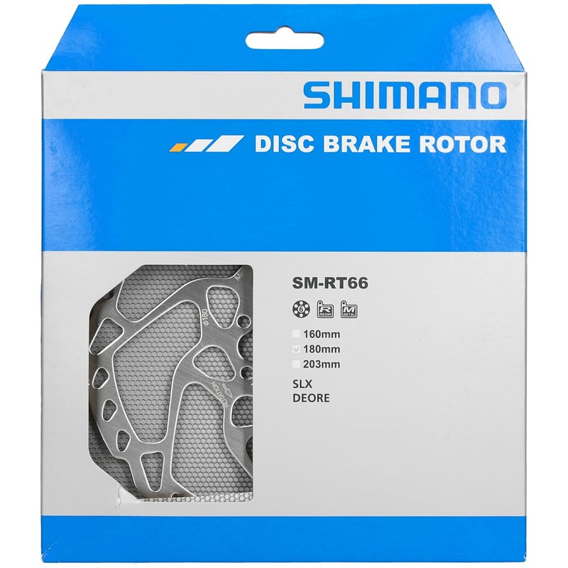 Shimano Smrt66 6 Bolt Slx Rotor - Black, 18 cm