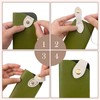 15 PCS Leather Snap Buckles Button Closures Sew On Leather