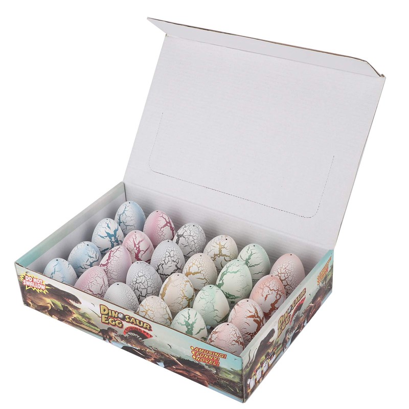 Pack of 24 Dinosaur Eggs Toy, Easter Dinosaur Eggs Hatching