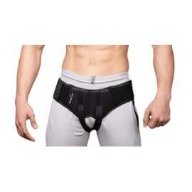 Schwarz Inguinal Hernie Leistengurte mit Kompressions-Pad zur Entlastung bkpt2L