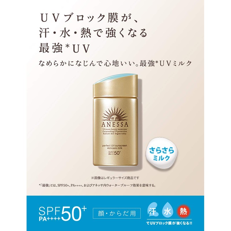 ANESSA SPF50+ ANESSA Perfect UV Skin Care Milk, a Mini