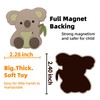 Fridge Magnet for Toddlers 1-3, Full Back Magnetic Rubber Cute