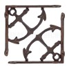 Unbranded 2 Cast Iron Anchor Shelf Brackets Cast Iron Nautical