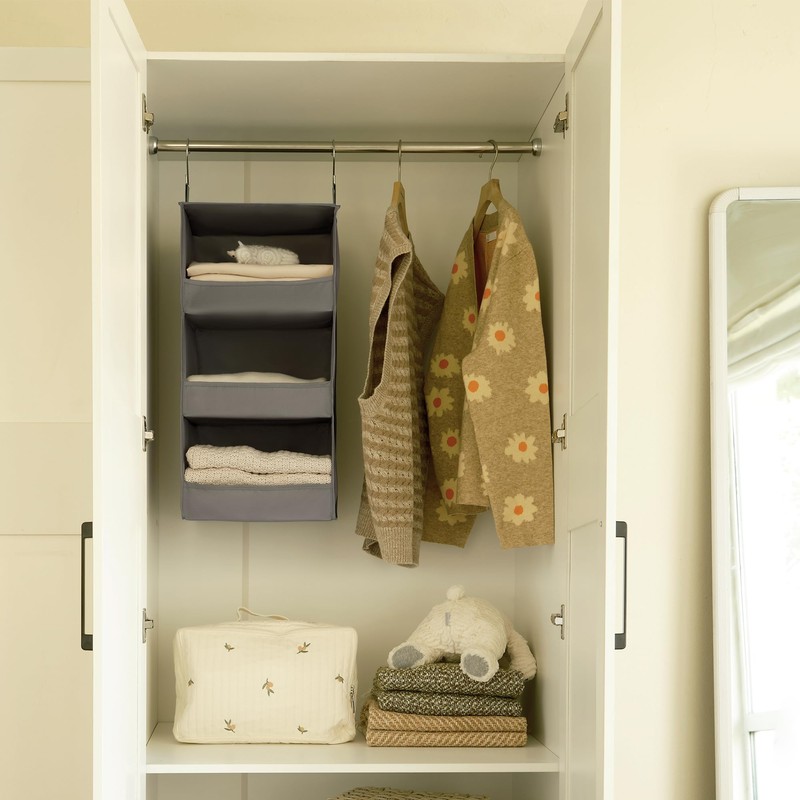GRANNY SAYS 3-Shelf Hanging Closet Organizer, Pack of 1 Hanging