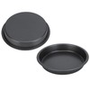 QANYEGN 2 Packs Deep Dishes Pizza Pan, 6 Inch Non