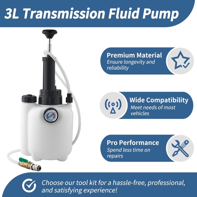 Bicos 3L Transmission Fluid Pump Manual Transmission Oil Pump/Oil Filling