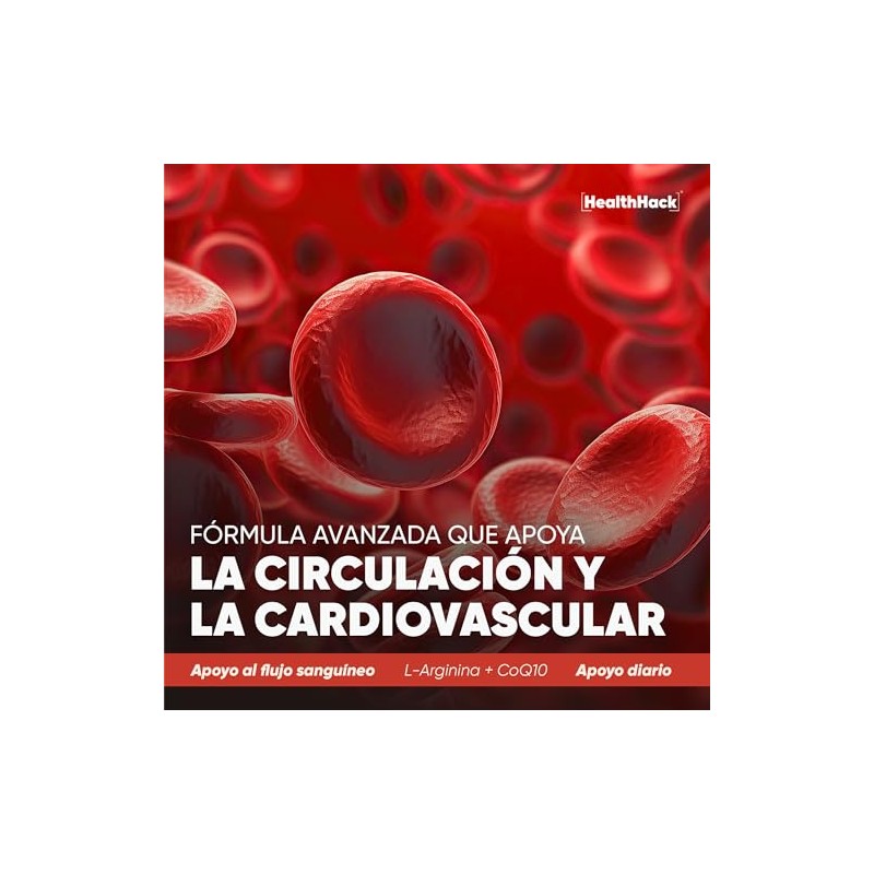 Suplemento Arginina Magnesio Glicinato Circulación Sanguínea Resveratrol Coenzima Q10 Pqq