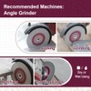 QUEFORET Diamond Disc and Grinding Disc 125 mm - Cutting