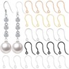 Comfort Safety Non-Allergenic Plastic Earring Hooks, Ear Wire Anti Allergy