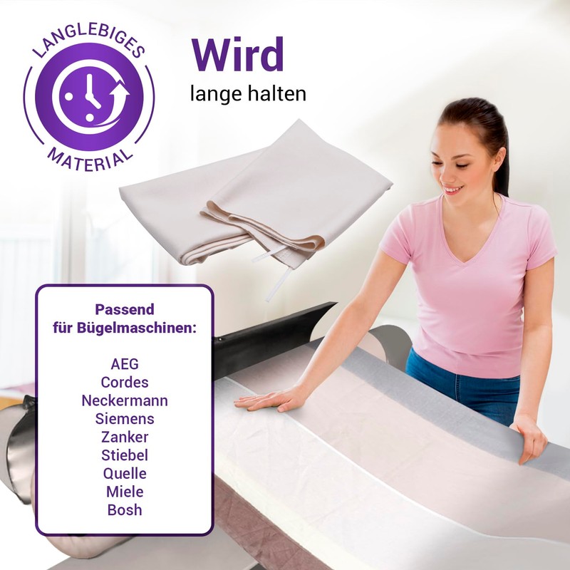 Viоks.pro Roller Cover 65 cm Iron Cover for Ironing Machine