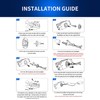 VLAND D2H Xenon Headlight Bulbs Car Headlamp Low Beam Conversion