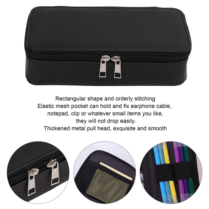 Pencil Bag Large Capacity Convenient Storage Portable Comfortable Hand Feel