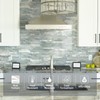 Yipscazo 10 Sheets Peel and Stick Stone Metal Tile Backsplash,
