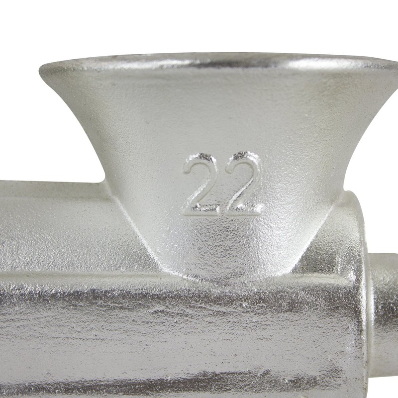 Chard HG-22 Meat Hand Grinder, No. 22, Silver