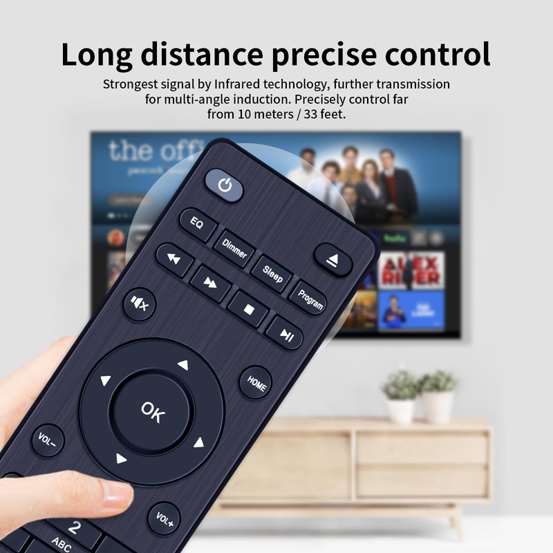 GOUYESHO Replacement Remote Control for Majority Homerton CD Player Internet