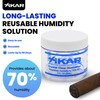 XIKAR Crystal Gel Humidifier Jar for Cigar Humidors, 2oz -