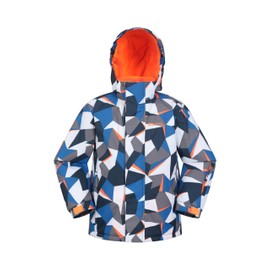 Mountain Warehouse Kids Ski Jacket & Pants set– Boys & Girls Snowsuit Bright Blue Kids 7-8 Yrs (116-128 cm)