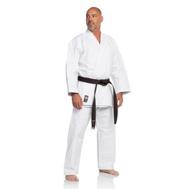 Ronin Karate Gi - Heavyweight Karate Uniform - White Professional Kimono - Advanced 100% Cotton 12oz Martial Arts Kit - Perfect for Competition or Training