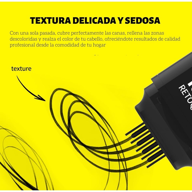 2 en 1 Peine de Tinte para Cabello,Barra reparadora de
