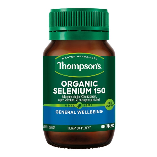Thompson's Organic Selenium 150 - 60 tablets