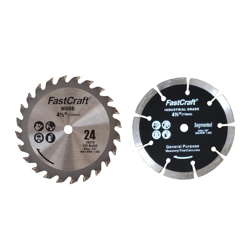 FastCraft 8pc 4.5" Mini Compact Saw Blades 4-1/2"- All Industrial