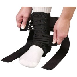 ASO Speed Lacer Ankle Brace (XLarge - Black)