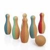 Korko Little Skittles 7 Piece Cork Bowling Set 18 Months