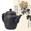 Clay Teapot Chinese Dragon Ceramic Tea Pot 20oz with Stainless