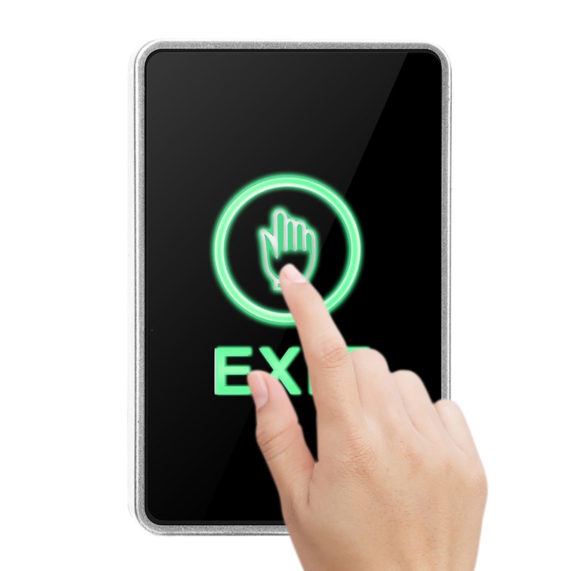 Touch Sensor Pannel NO NC COM Exit LED Light Access
