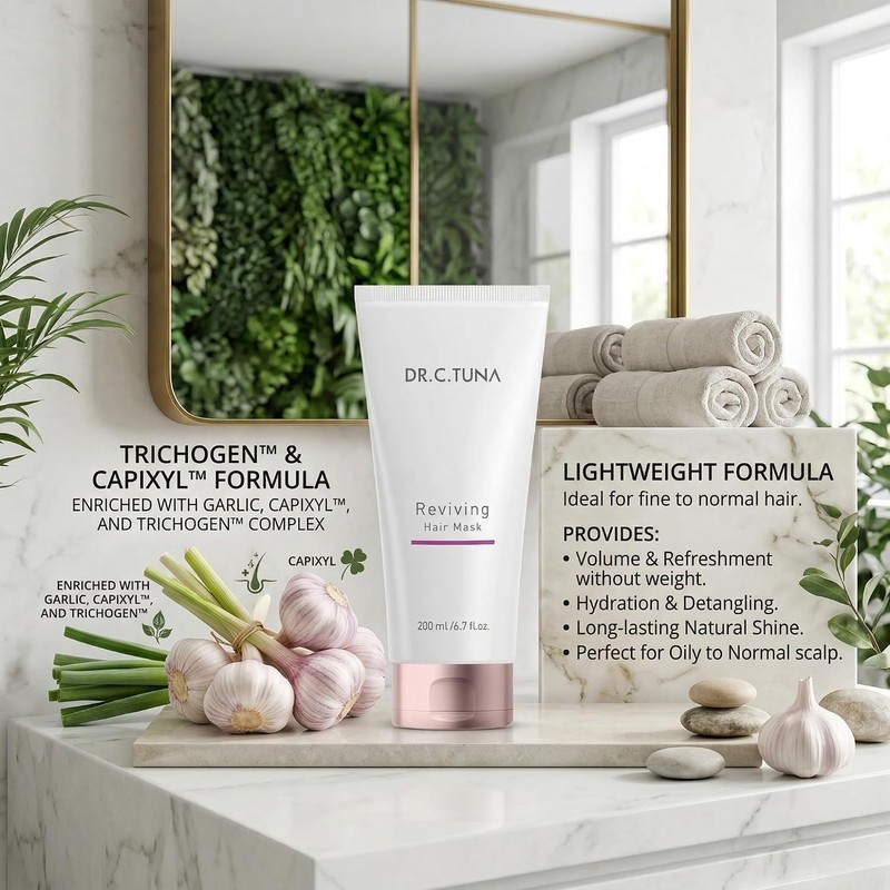 Farmasi Dr. C. Tuna Mascarilla para el cabello Reviving Revitalizante