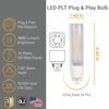 Diodesy- LED Horizontal Recessed PL Light Bulb Plug and Play