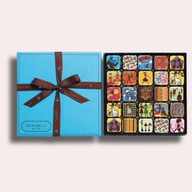 25pc Ganache Blue Box