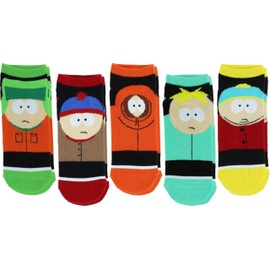 Hyp South Park Cast Women's Low-Cut Socks, 5-Pack, Size 4-10