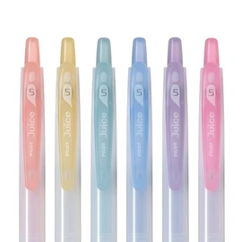 PILOT Juice Muted Color Set, Gel Ink Rollerball Pens, Fine Point 0.5mm, Assorted Colors, Pack of 6, LJU-15-6CKU