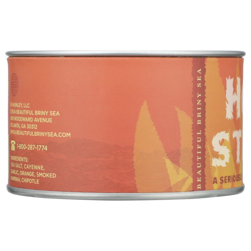 BEAUTIFUL BRINY SEA Seriously Spicy Chile Sea Salt, 6.5 OZ