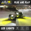 AuureLamp 9006 HB4 LED Fog Light Bulbs 4500K Golden For