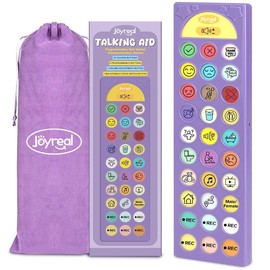 Joyreal AAC Communication Device for Autism (battery no included) - Sensory for Speech Therapy & Stroke Rehab. Autism Talking Aids with 6 Programmable Buttons & Adjustable Volume, Autism Toys for Kids and Adults:_MX203