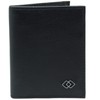 Alpine Swiss Double Diamond RFID Business Card Case Wallet Black