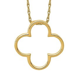 IceCarats 14K Solid Yellow Gold Floating Chain Slide Pendant Necklace Charm Only