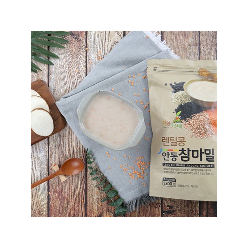 HaeSSalMatChum 렌틸콩 안동참마밀 1.3kg 자연의 선택 영양간식 Andong Cham Mamil