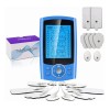 Electroestimulador Usb Recargable Ems Tens, 24 Modos 8 Pads