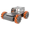 Mecanum Wheel Chassis Car Kit with TT Motor, Aluminum Alloy