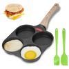 MyLifeUNIT Egg Frying Pan, 4-Cup Egg Pan Nonstick, Fried Egg