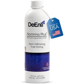 DeEnti Nomma Plus - Líquido profesional para uñas, líquido para uñas acrílicas EMA para polvos acrílicos, líquido para uñas acrílicas que no amarillea, botella de 16 oz, suministros para manicura y
