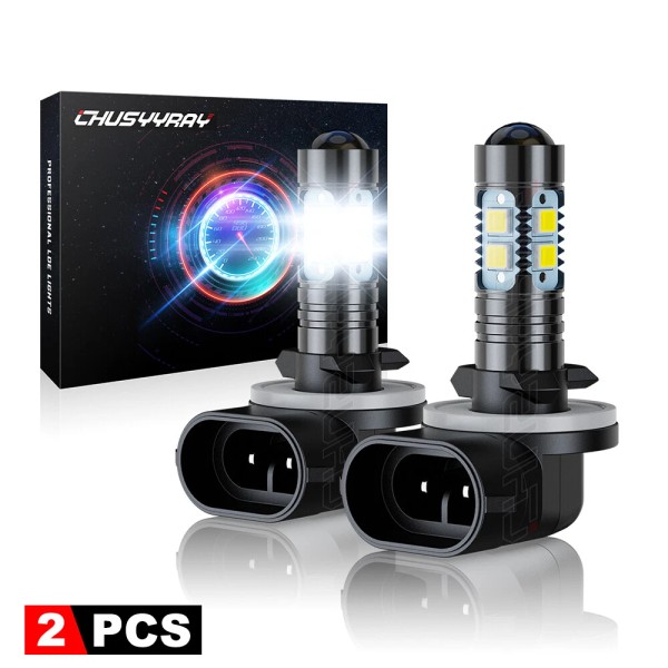 CHUSYYRAY 2Pcs 881 862 886 60W 4000LM White 6000K LED