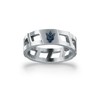 Iconic Collection JM334AVD50 Steel Ring IP Blue, Steel