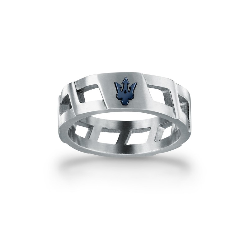 Iconic Collection JM334AVD50 Steel Ring IP Blue, Steel