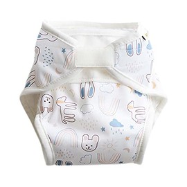 ImseVimse Nappy Cover (White Teddy) Small