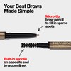 Revlon ColorStay Micro Eyebrow Pencil with Built In Spoolie Brush,